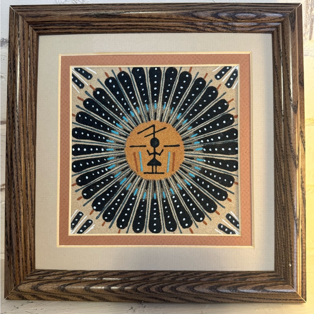 Mexican indigenous sand art